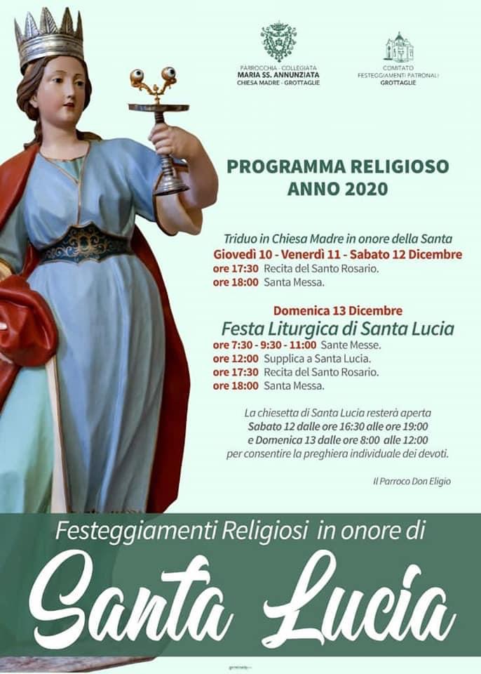 La Festa Di Santa Lucia Nel Centro Storico Di Grottaglie Gir Eventi