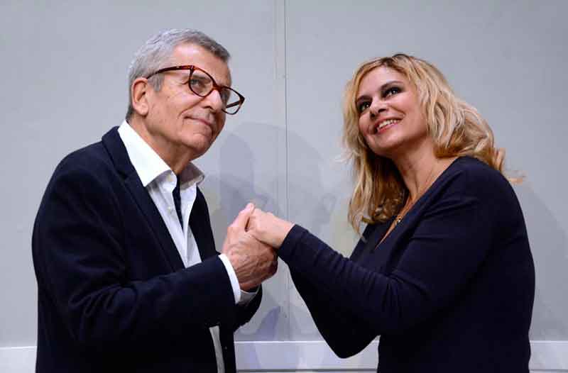 Maurizio Micheli e Debora Caprioglio